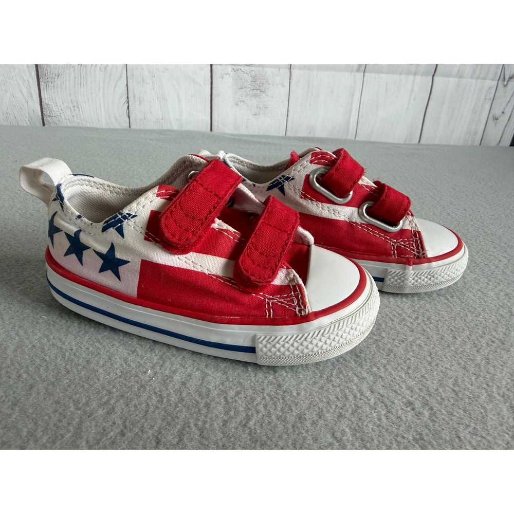 Converse Chuck Taylor All Star 6T American Flag Stars Stripes Red White Blue